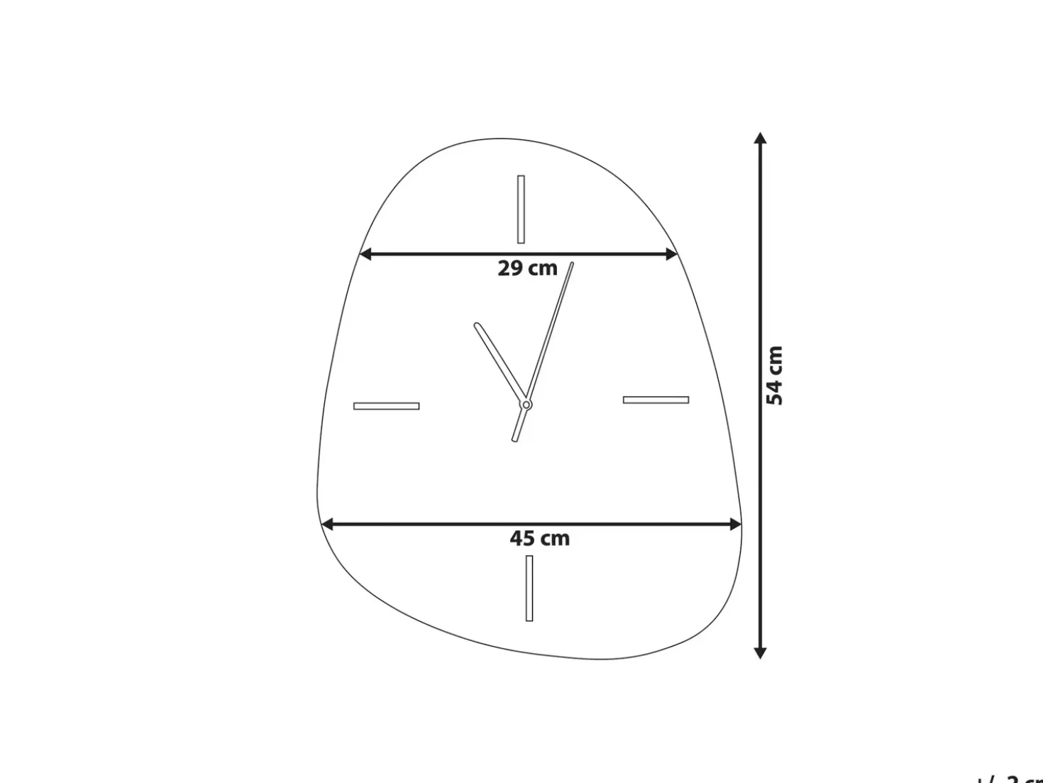 Orologio da parete ALMANSA 45 cm Argento
