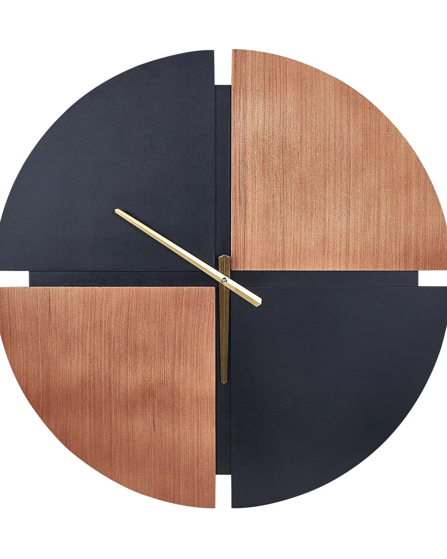 Orologio da parete ARAMON 60 cm Marrone/Nero