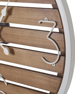 Orologio da parete ARRIAGA 50 cm Legno di abete Marrone scuro