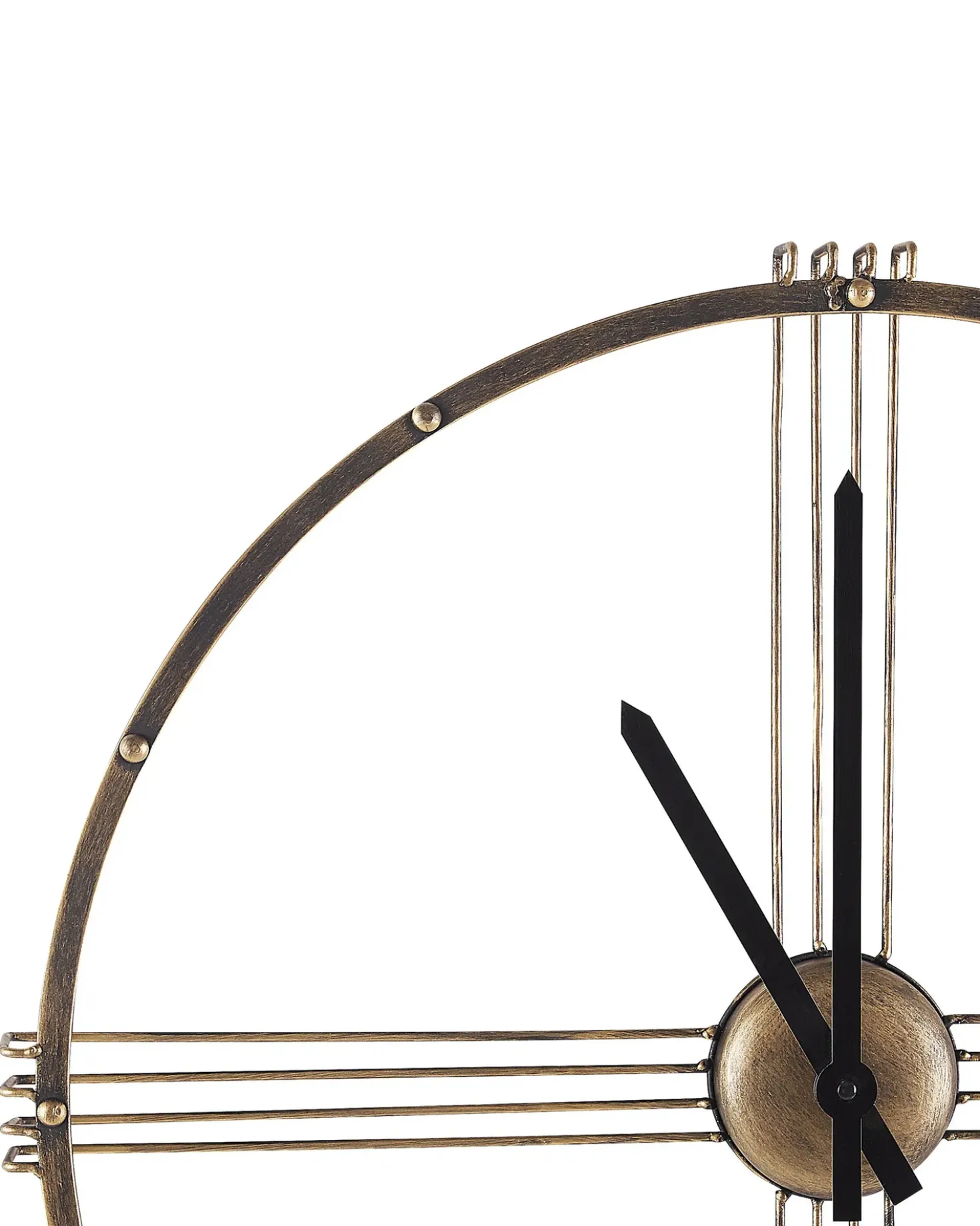 Orologio da parete ASCONA 64 cm Metallo Oro