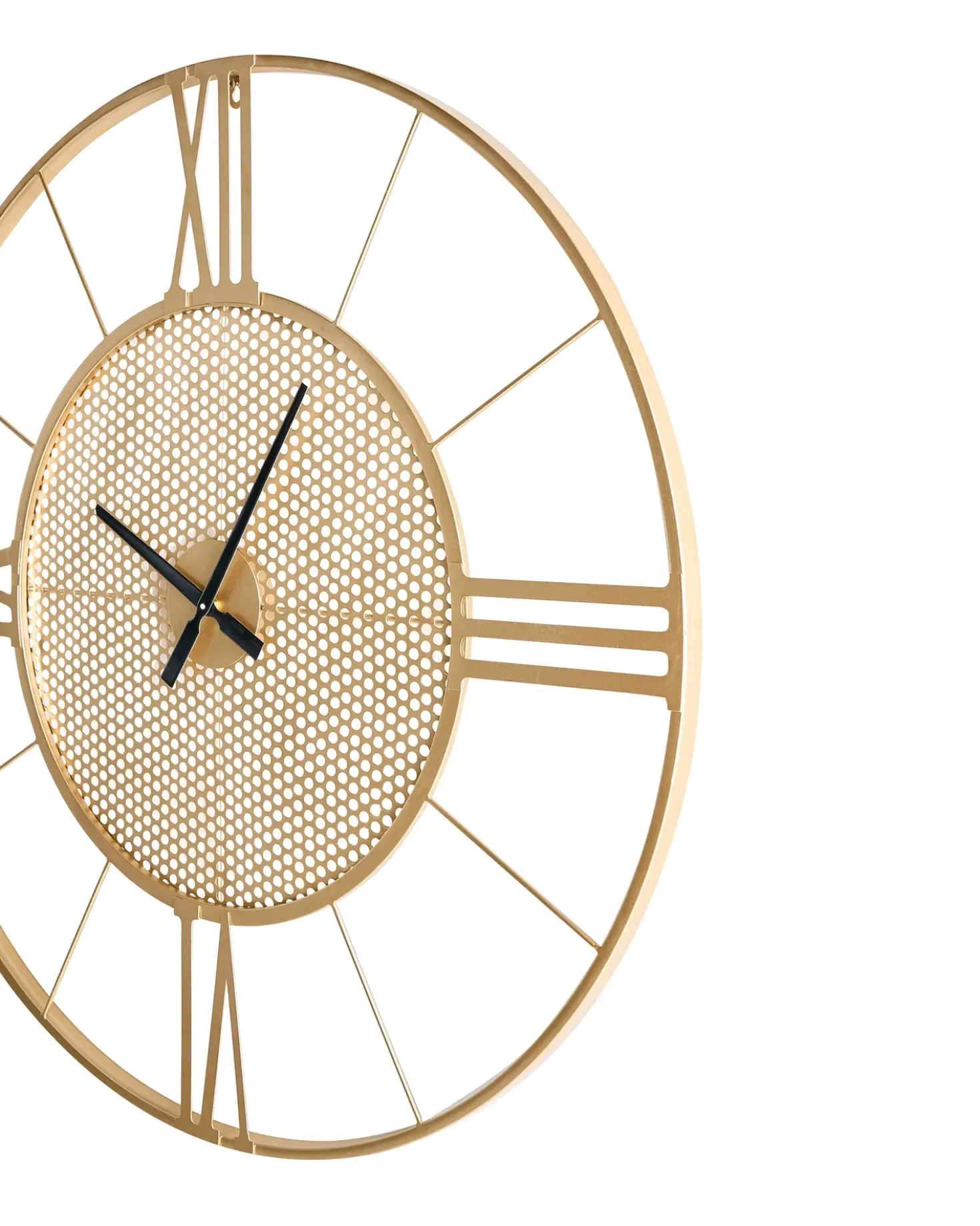 Orologio da parete BLAMERE 80 cm Metallo Oro