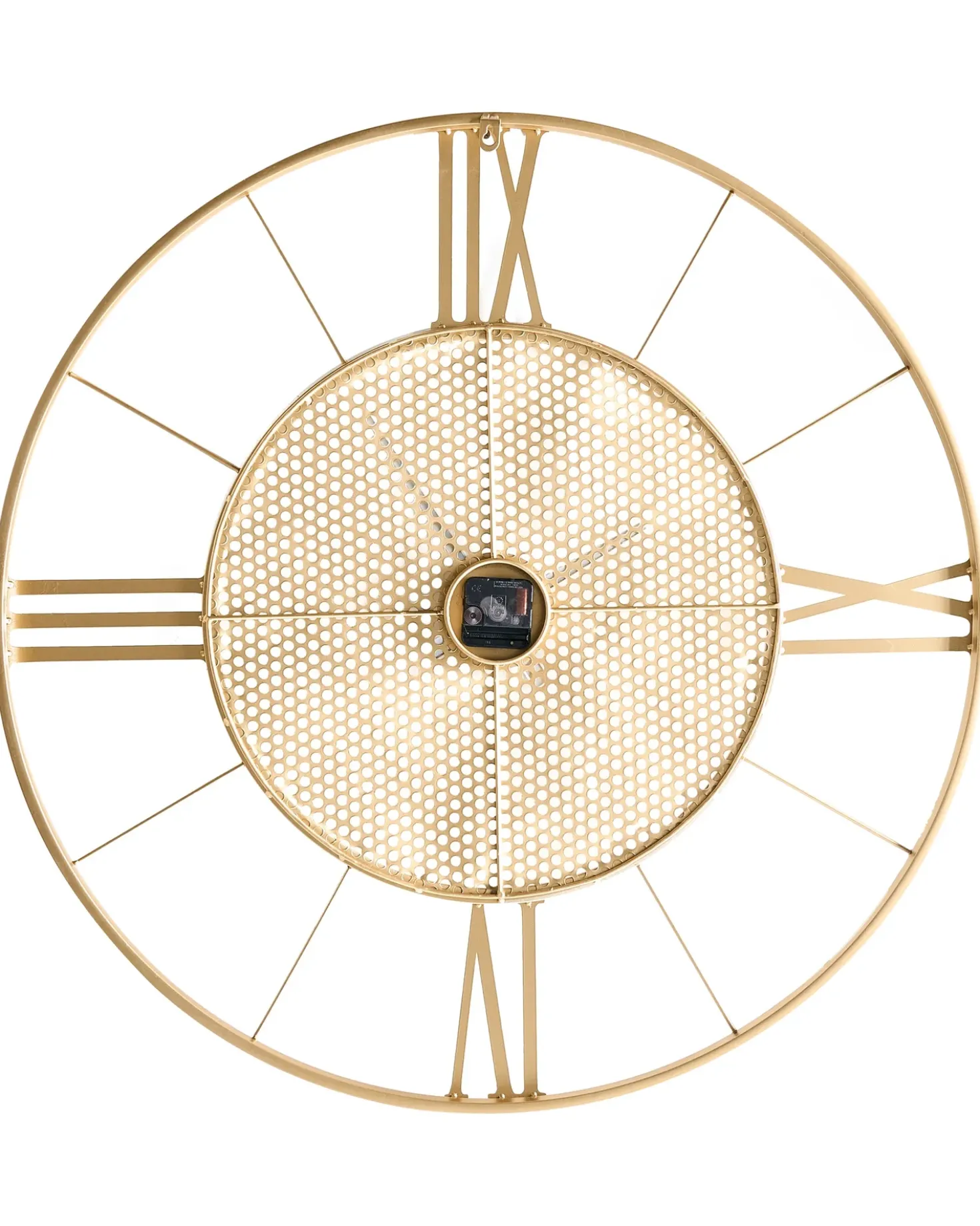 Orologio da parete BLAMERE 80 cm Metallo Oro