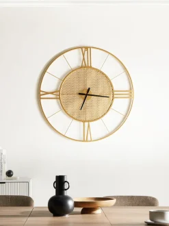 Orologio da parete BLAMERE 80 cm Metallo Oro