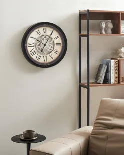 Orologio da parete BORNOS 50 cm Nero