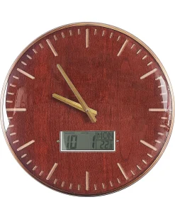 Orologio da parete BRUGG 43 cm Marrone dorato