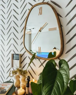 Orologio da parete CASTALLA 45 cm Marrone scuro