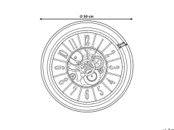 Orologio da parete CAUDETE 50 cm Oro