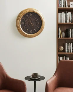 Orologio da parete CAUDETE 50 cm Oro