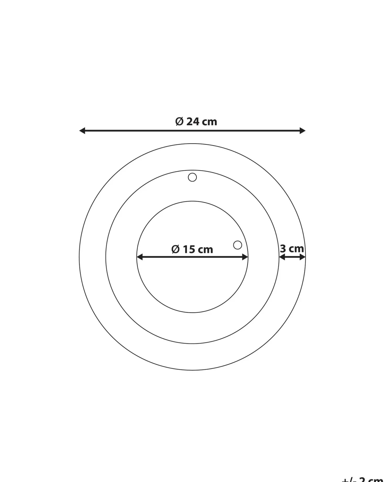 Orologio da parete CLUSES 30 cm Metallo Nero