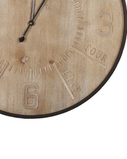 Orologio da parete DOLE 60 cm Marrone chiaro