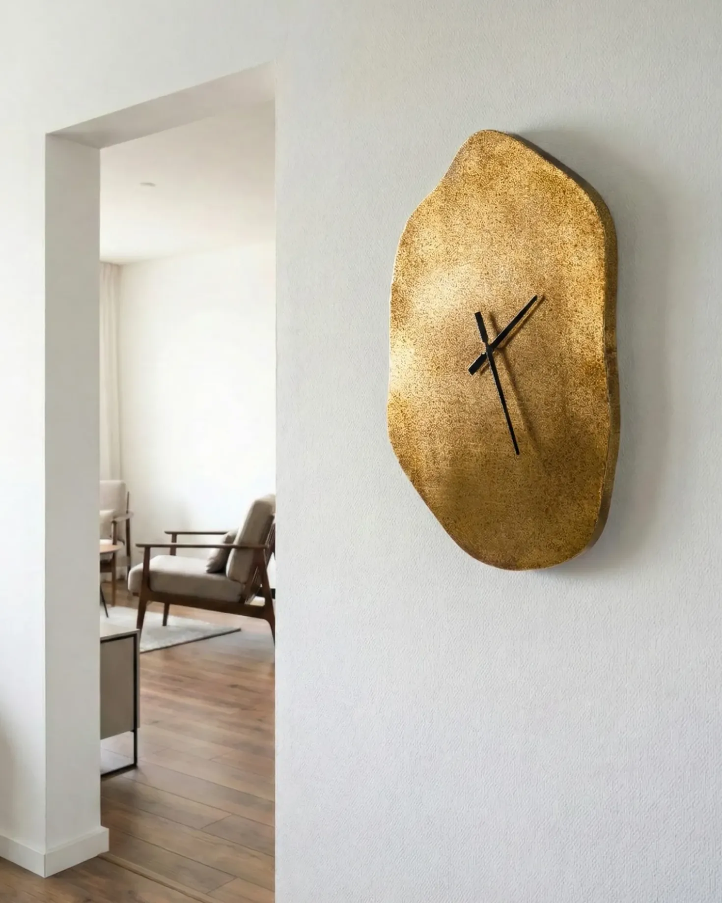 Orologio da parete GANGES 50 cm Metallo Ottone