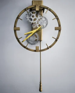 Orologio da parete MARCOTE 30 cm Metallo Oro