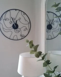 Orologio da parete MENTON 50 cm Metallo Nero