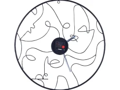 Orologio da parete MENTON 50 cm Metallo Nero