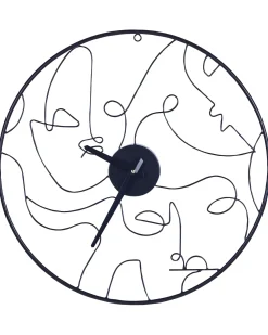Orologio da parete MENTON 50 cm Metallo Nero