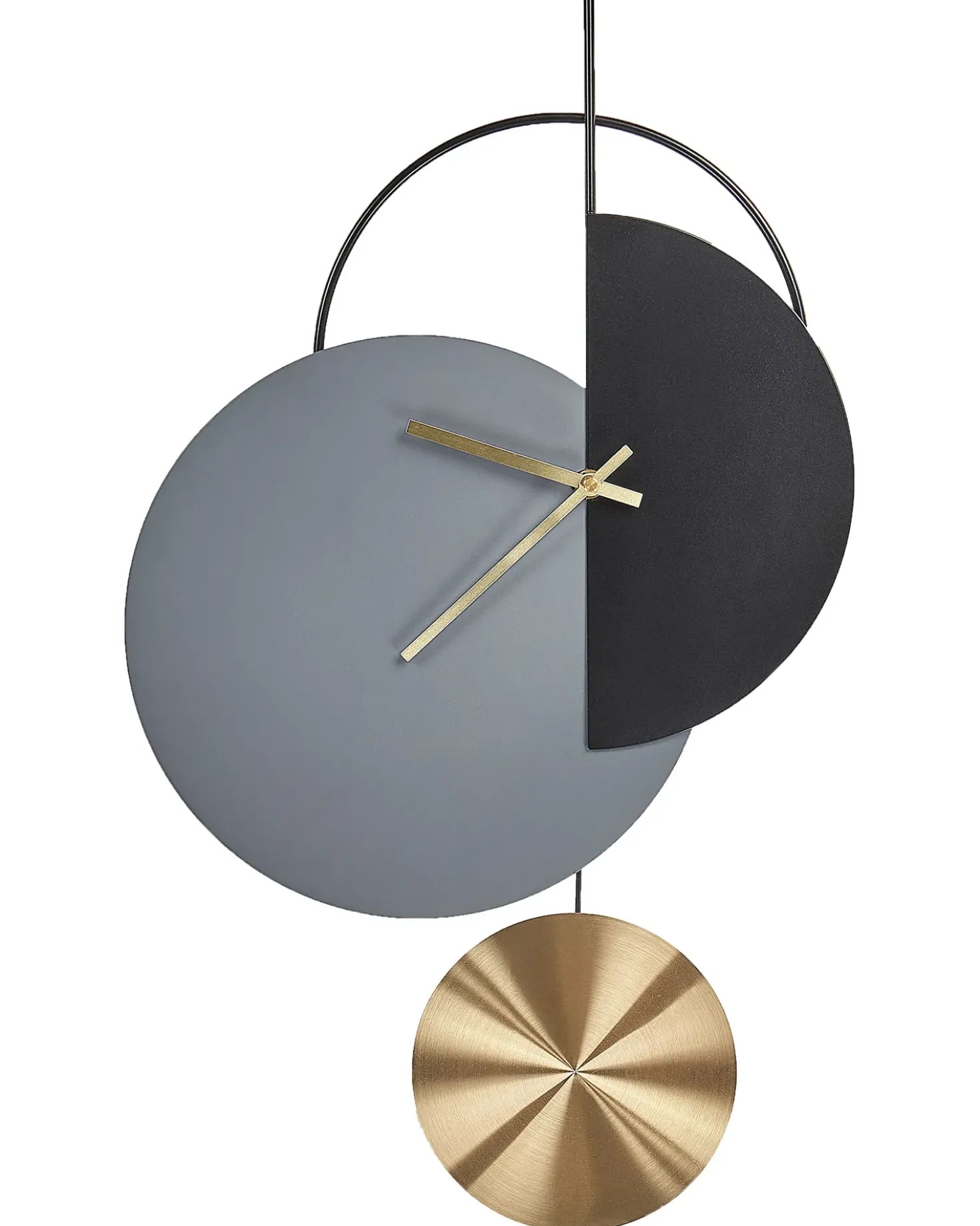 Orologio da parete NENDAZ 32 cm Metallo Grigio