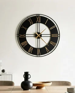 Orologio da parete PERIGNY 80 cm Metallo Nero