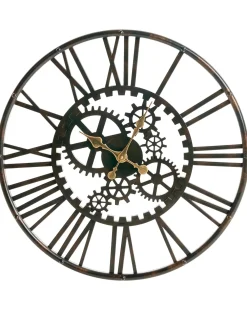 Orologio da parete PETRER 60 cm Metallo Nero