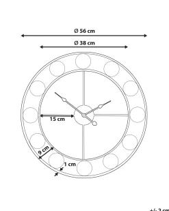 Orologio da parete REIDEN 56 cm Metallo Multicolore