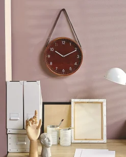 Orologio da parete RENENS 26 cm Marrone