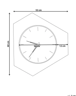 Orologio da parete SAILON 52 cm Bianco