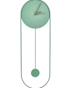 Orologio da parete SALVAN 20 cm Metallo Verde chiaro