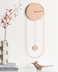 Orologio da parete SALVAN 20 cm Metallo Rosa pesca
