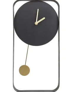 Orologio da parete SERVOZ 21 cm Metallo Nero