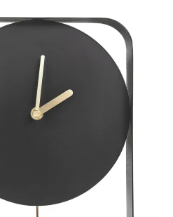 Orologio da parete SERVOZ 21 cm Metallo Nero