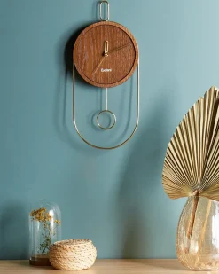 Orologio da parete SIERRE 20 cm Marrone scuro