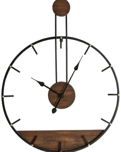 Orologio da parete TAUGON 60 cm Metallo Nero