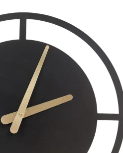 Orologio da parete TRIENT 40 cm Metallo Nero
