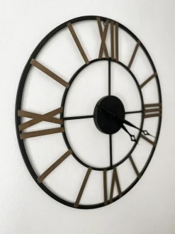 Orologio da parete VALSOT 80 cm Metallo Oro