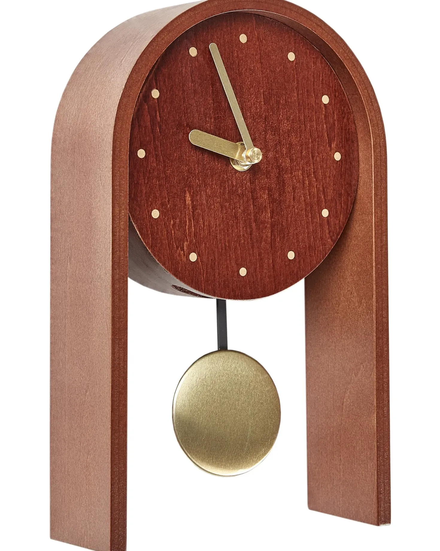Orologio FERDEN 15 cm Marrone
