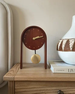 Orologio FERDEN 15 cm Marrone