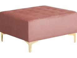 Ottomana ABERDEEN Velluto Rosa