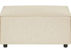 Ottomana APRICA Lino sintetico Beige