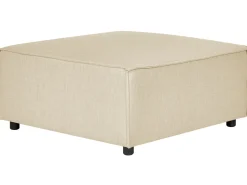 Ottomana APRICA Lino sintetico Beige