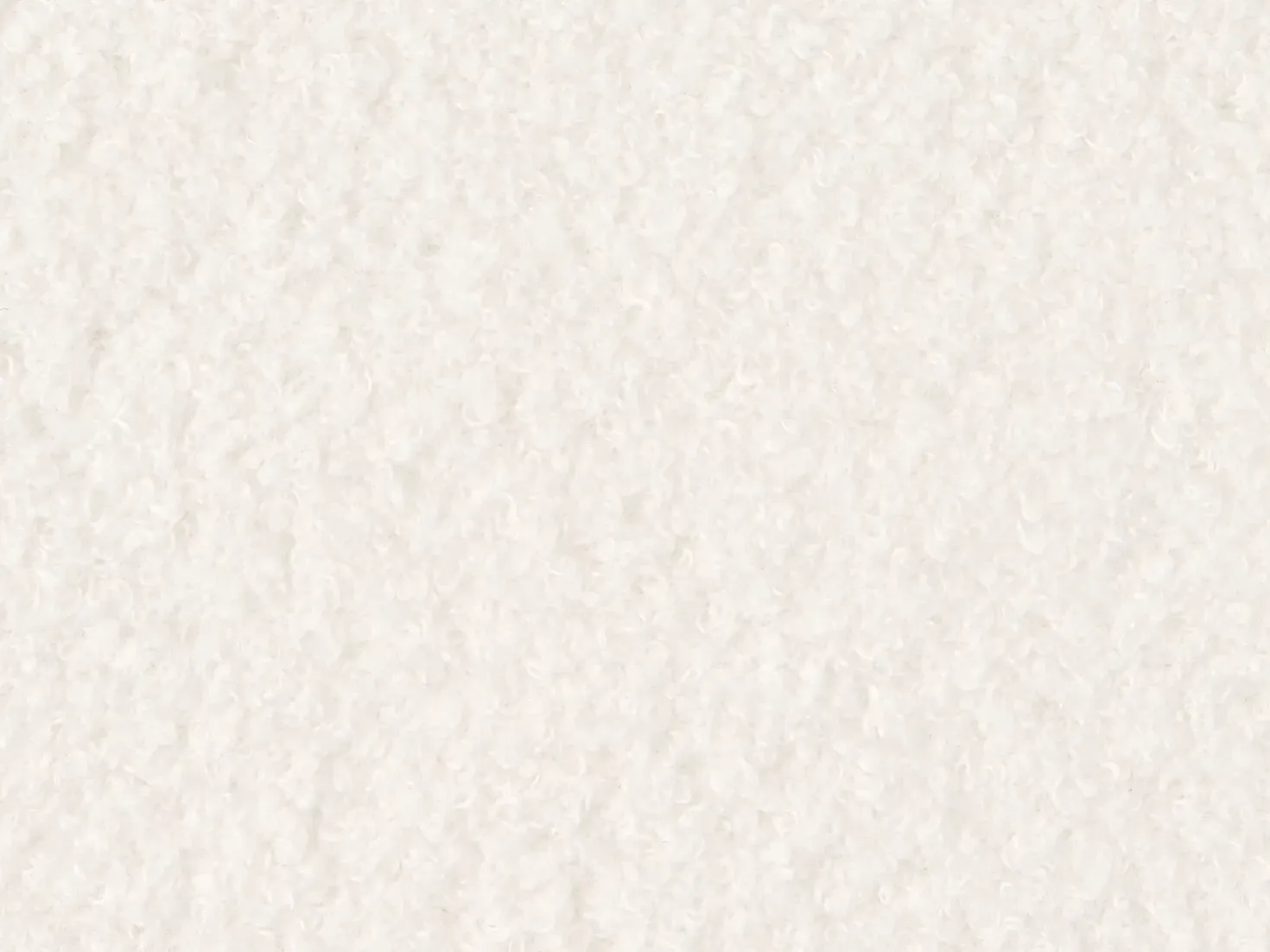Ottomana ARDAL Bouclé Bianco sporco