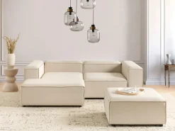 Ottomana ARDAL Tessuto Beige