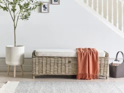 Ottomana da giardino SUSUA 140 cm Rattan Naturale