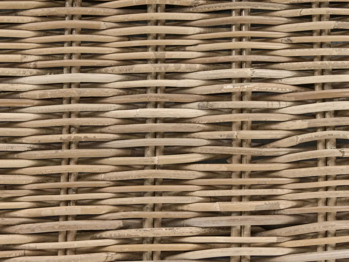 Ottomana da giardino SUSUA 140 cm Rattan Naturale