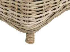 Ottomana da giardino SUSUA 140 cm Rattan Naturale