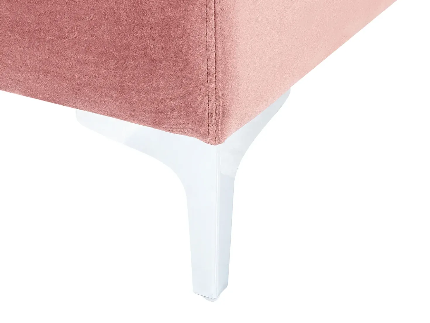 Ottomana EVJA Velluto Rosa