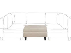 Ottomana FEVIK Tessuto Beige