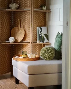 Ottomana FEVIK Tessuto Beige
