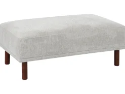 Ottomana HOLT Tessuto Grigio chiaro