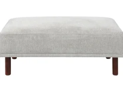 Ottomana HOLT Tessuto Grigio chiaro