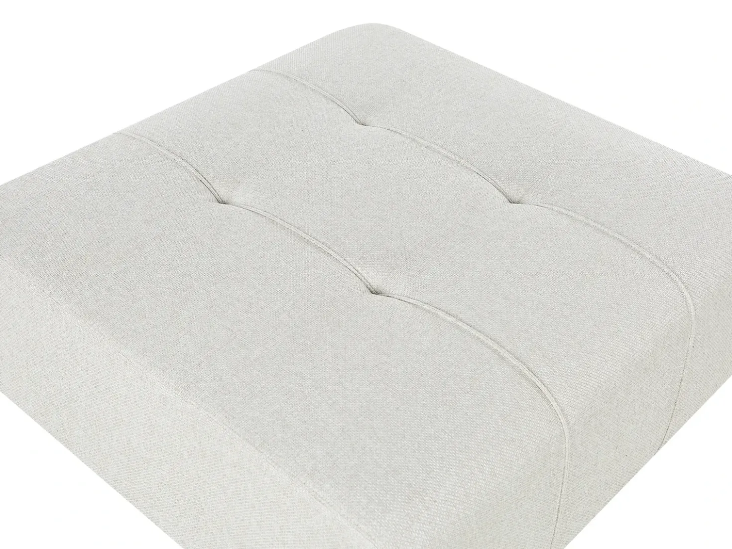 Ottomana INNVIK Tessuto Beige chiaro