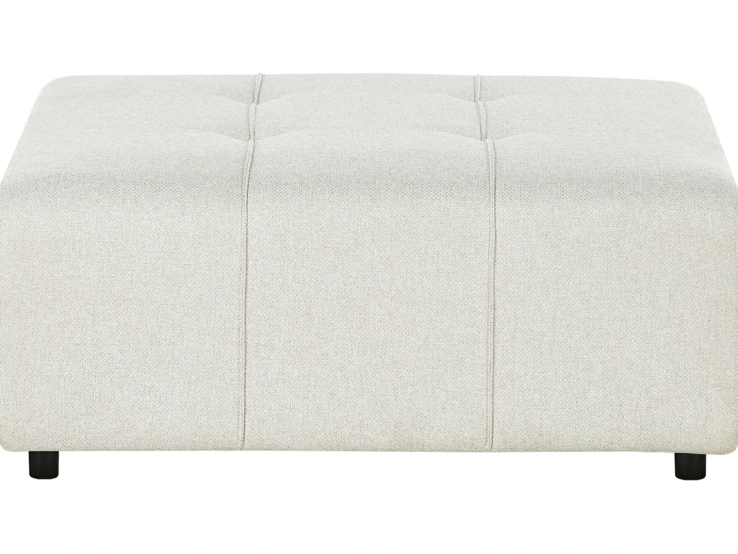 Ottomana INNVIK Tessuto Beige chiaro